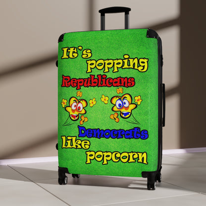 popping like popcorn - Suitcase (green turf)