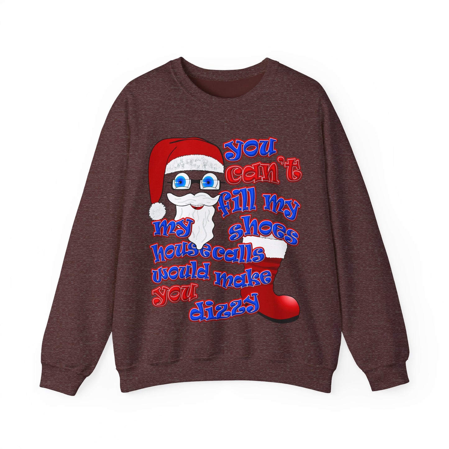 santa's shoes - Unisex Heavy Blend™ Crewneck Sweatshirt
