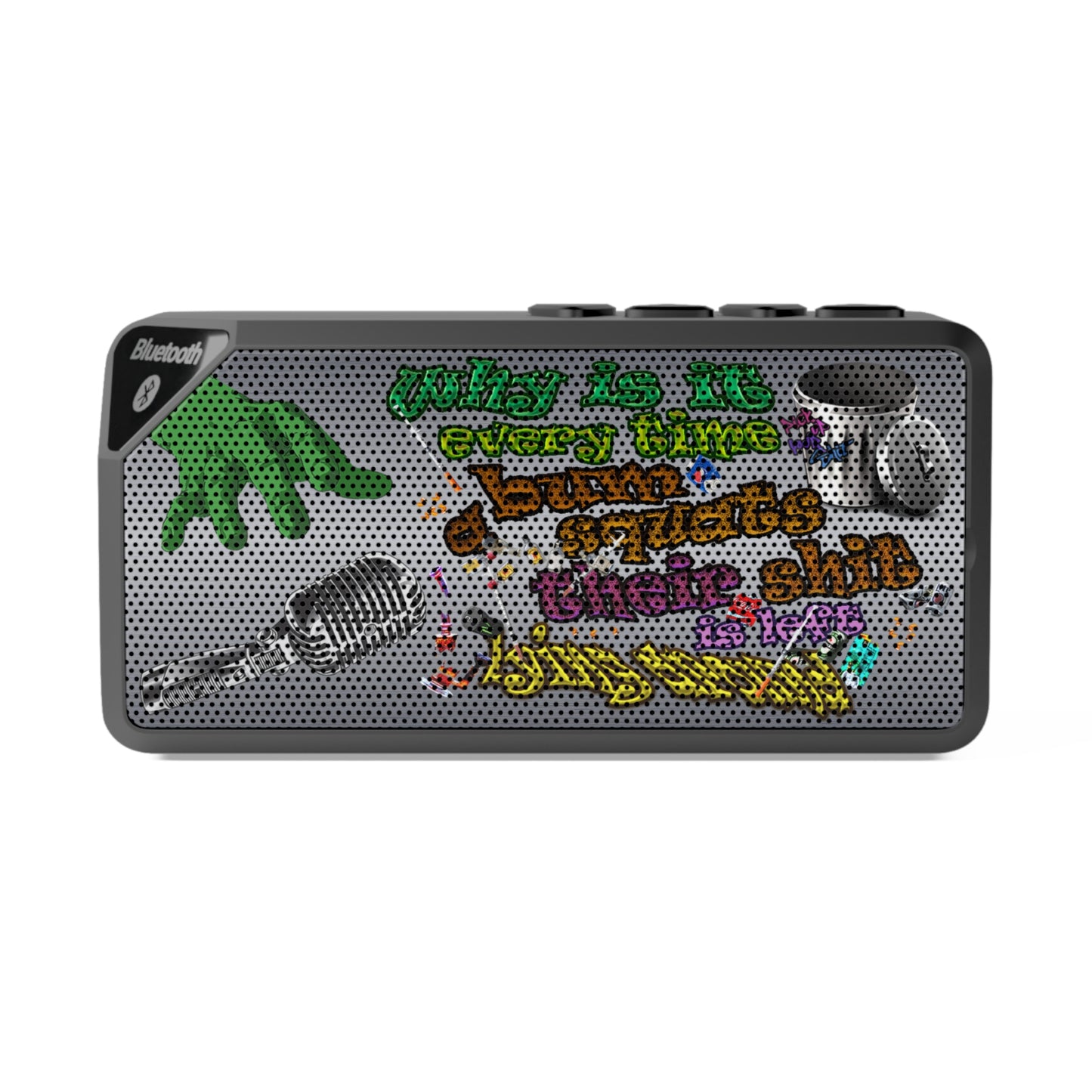 the bum's shit - Jabba Bluetooth Speaker (brushed nickel)