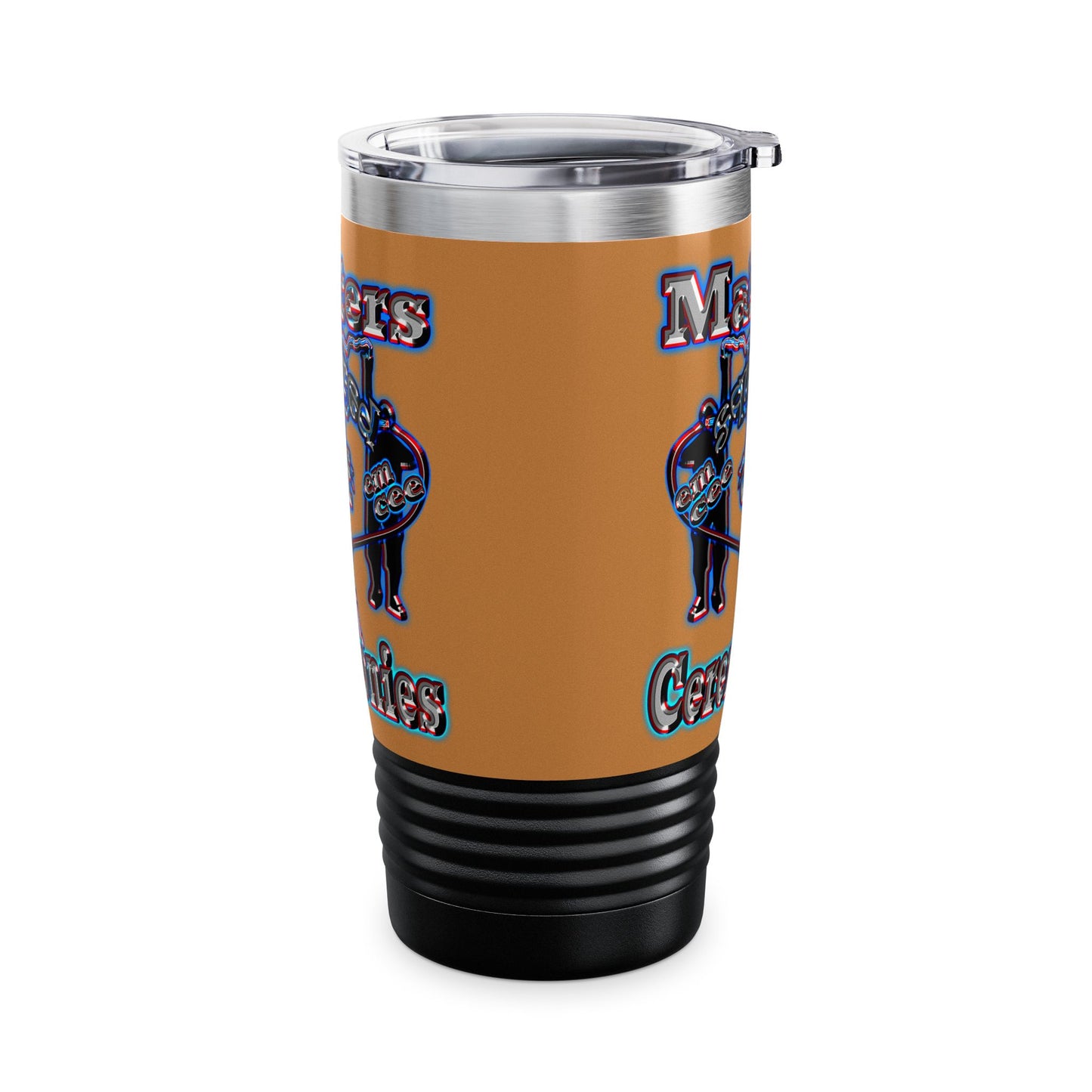 em cee squared - Ringneck Tumbler, 20oz (light brown)
