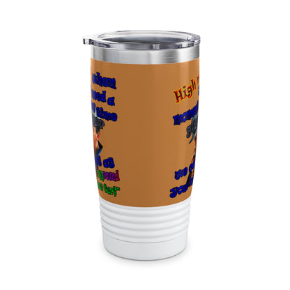 high noon - Ringneck Tumbler, 20oz (light brown)
