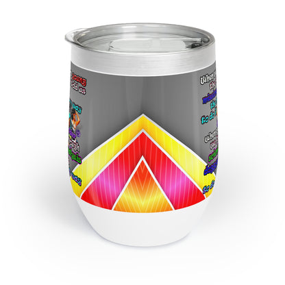 doggystyle - Chill Wine Tumbler (rainbow split)