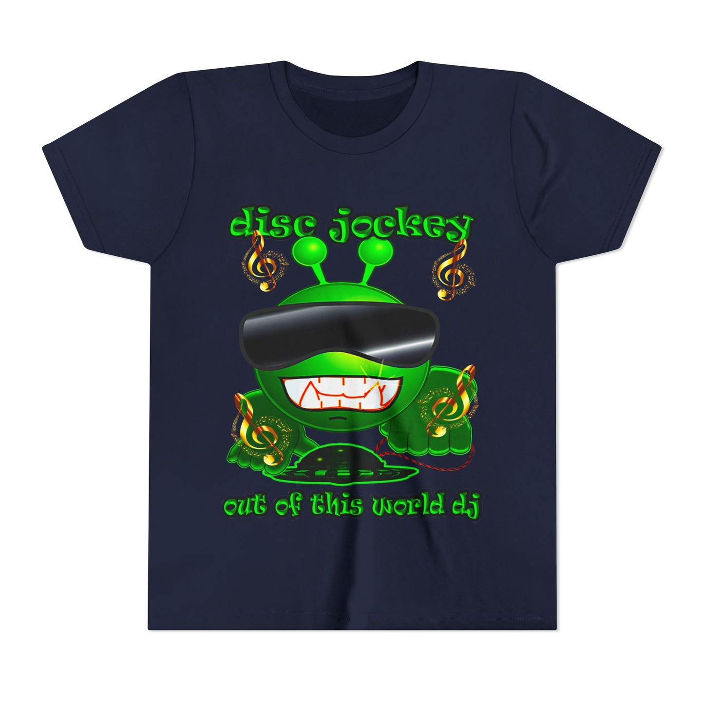 disc jockey - Youth Short Sleeve Tee