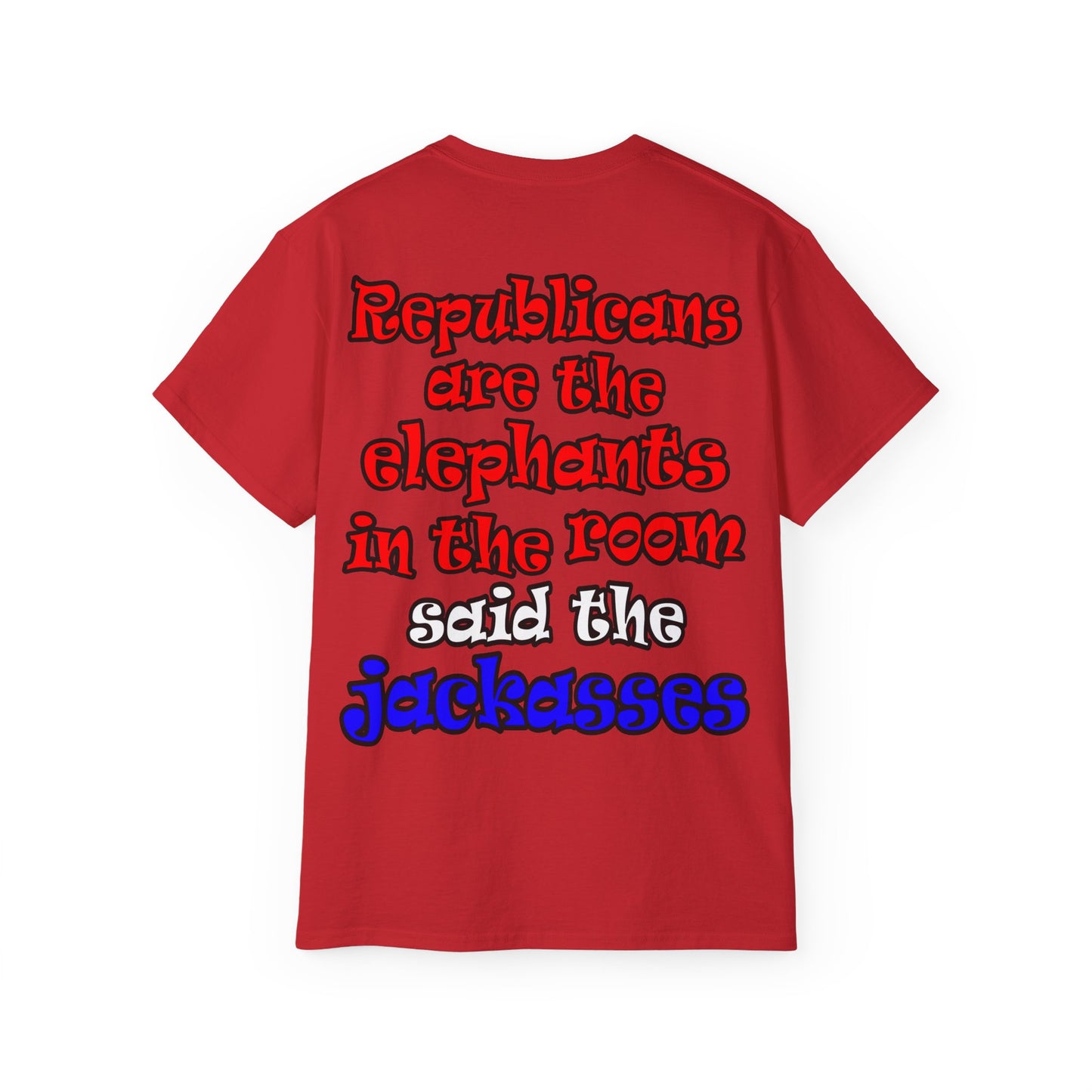 donkeys and elephants - Unisex Ultra Cotton Tee