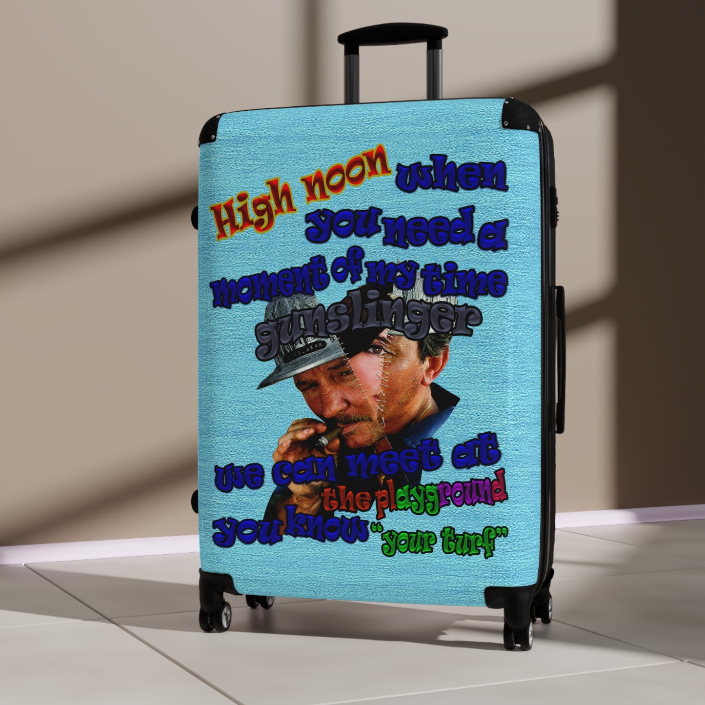 high noon - Suitcase (faded blue)