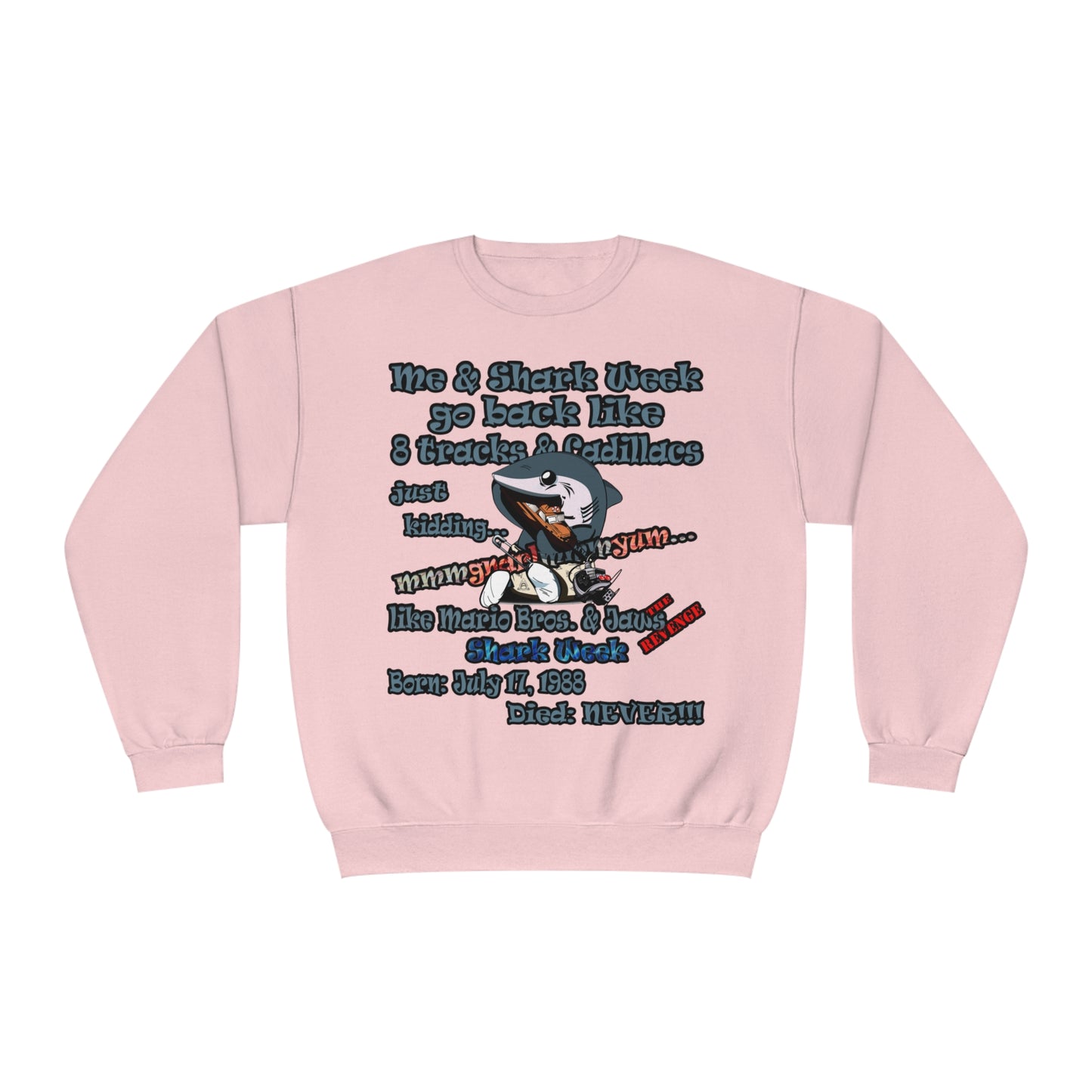 shark week - Unisex NuBlend® Crewneck Sweatshirt