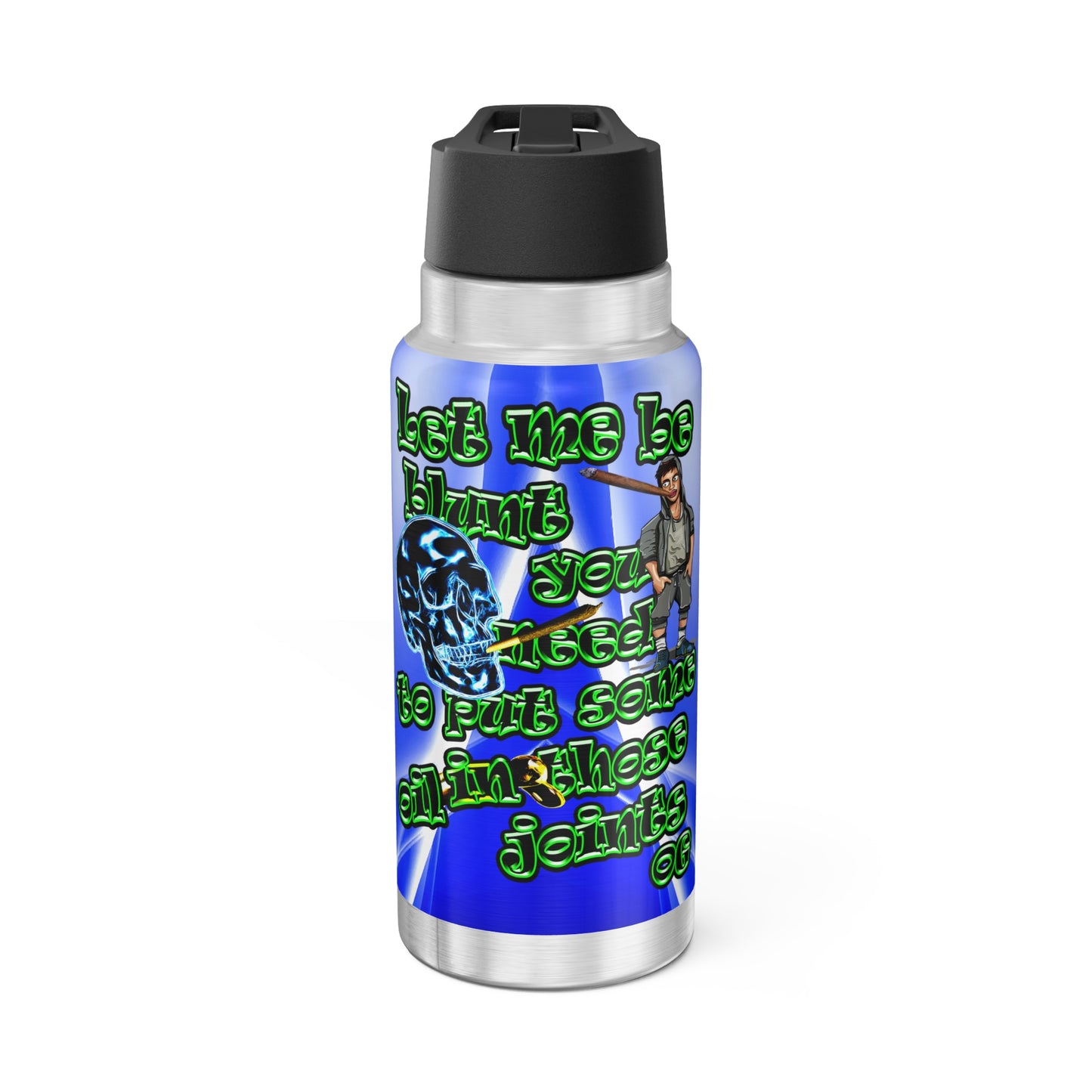 og - Gator Tumbler, 32oz  (blue-white wave)