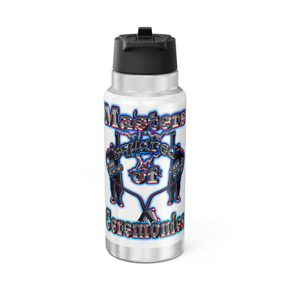 em cee squared - Gator Tumbler, 32oz (white)