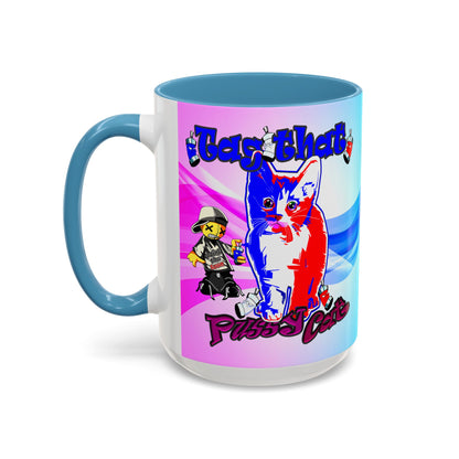 tag that - Accent Mug (light blue-pink wave)