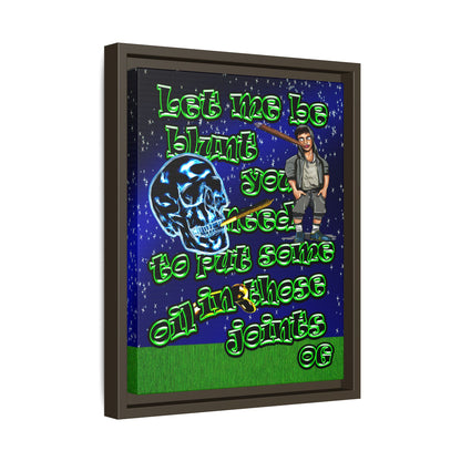 og - framed canvas art ('snoops' background)