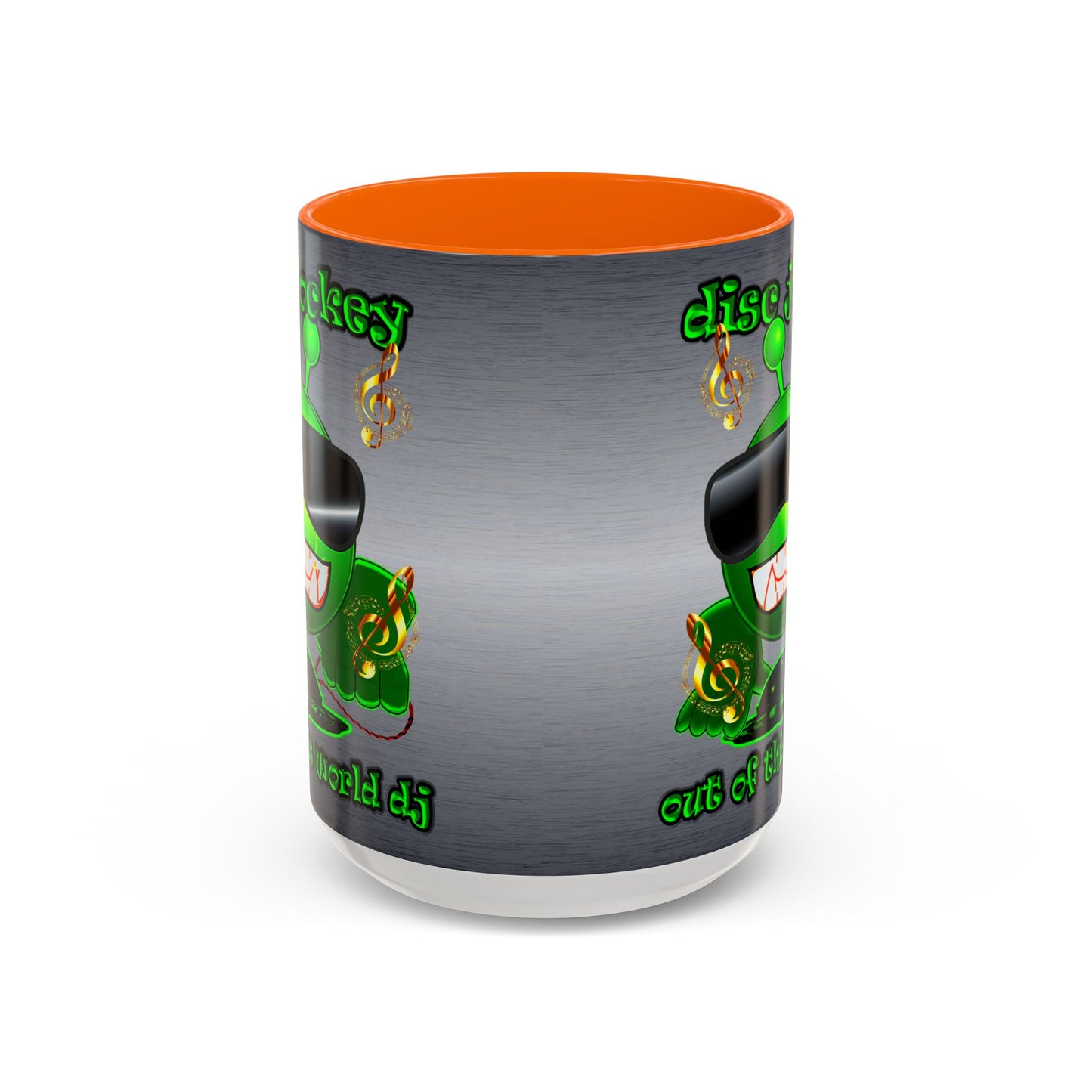 disc jockey - Accent Mug (brushed nickel)