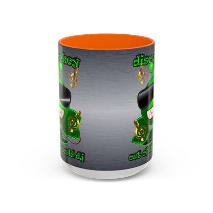 disc jockey - Accent Mug (brushed nickel)