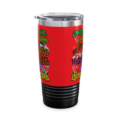 the bum's shit - Ringneck Tumbler, 20oz (red)