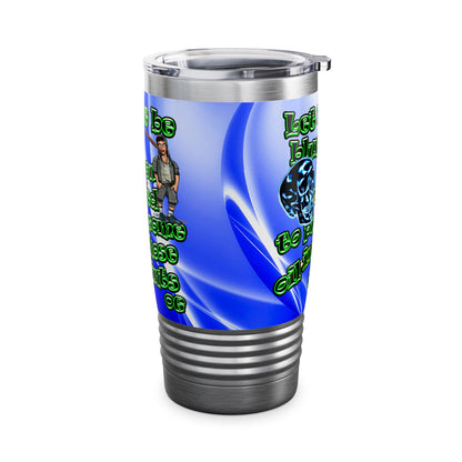 og - Ringneck Tumbler, 20oz (blue-white wave)
