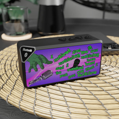 noticed you noticing - Jabba Bluetooth Speaker (purple-pink wave)