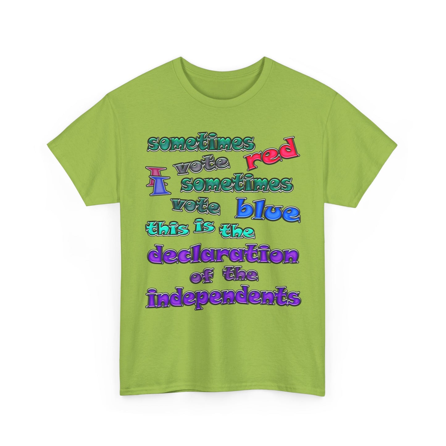 declaration of the independents - Unisex Heavy Cotton Tee