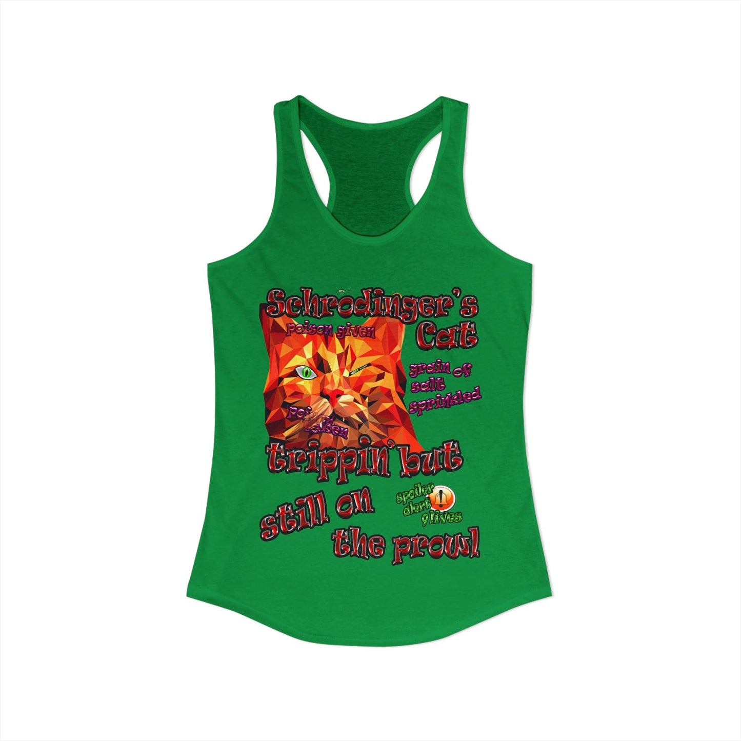 schrodinger's cat - Women's Ideal Racerback Tank