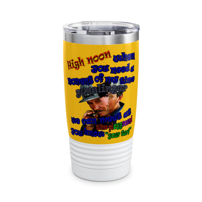 high noon - Ringneck Tumbler, 20oz (yellow)