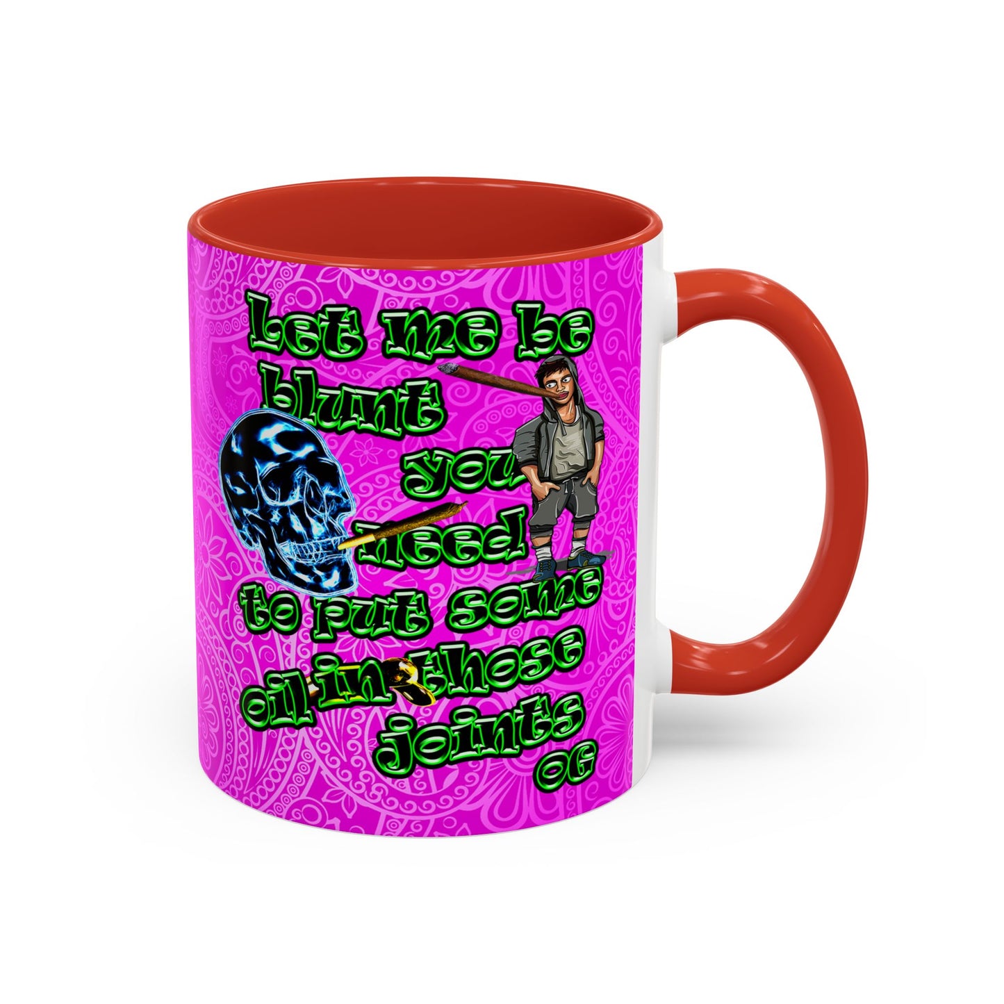 og - Accent Mug (pink swirl)