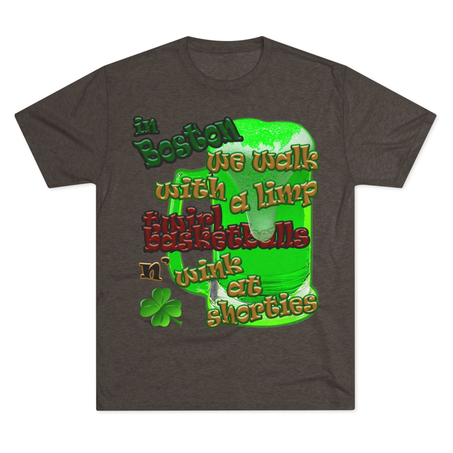 celtics logo - Unisex Tri-Blend Crew Tee