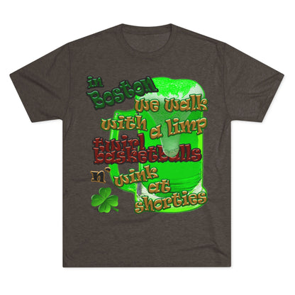 celtics logo - Unisex Tri-Blend Crew Tee