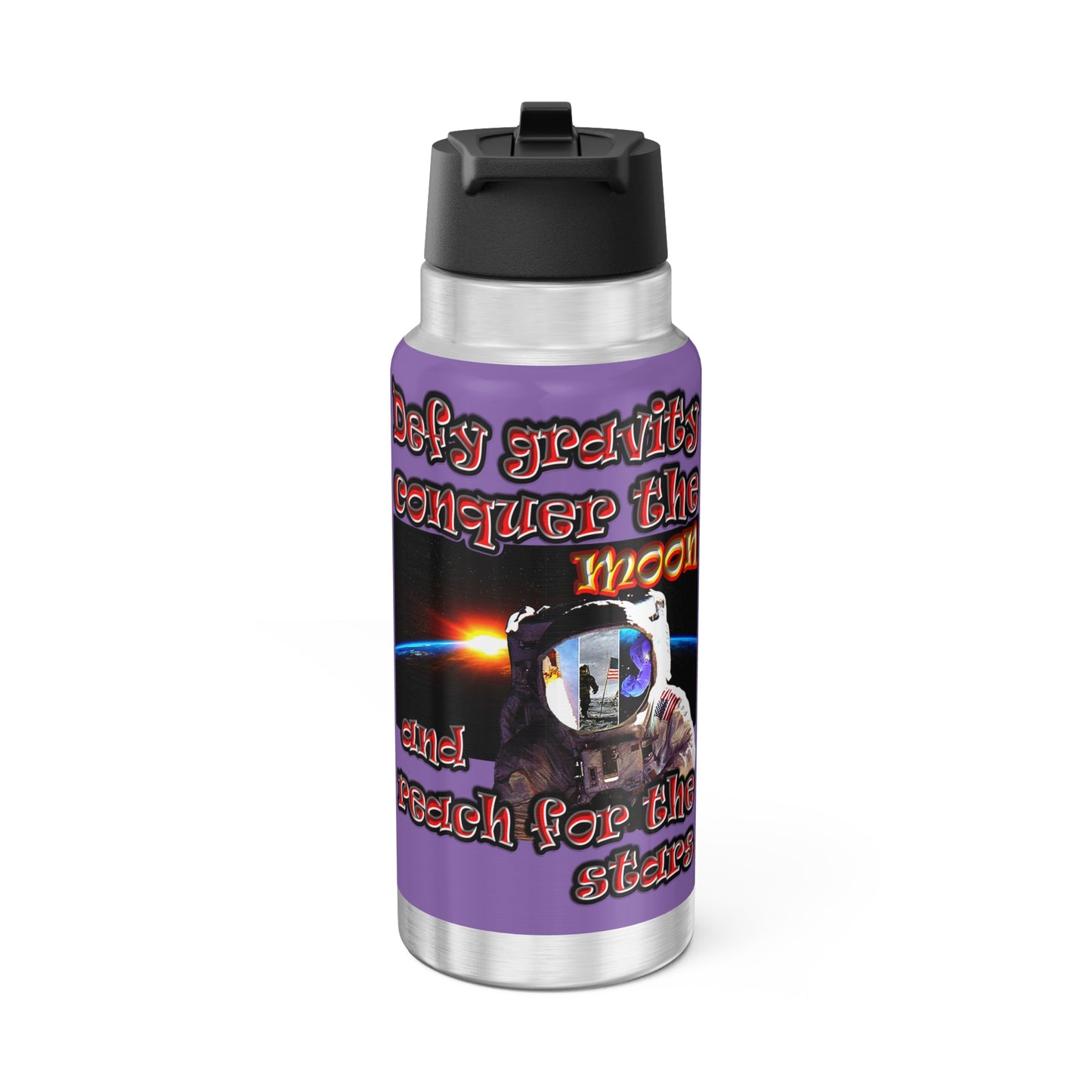 defy conquer reach - Gator Tumbler, 32oz (light purple)