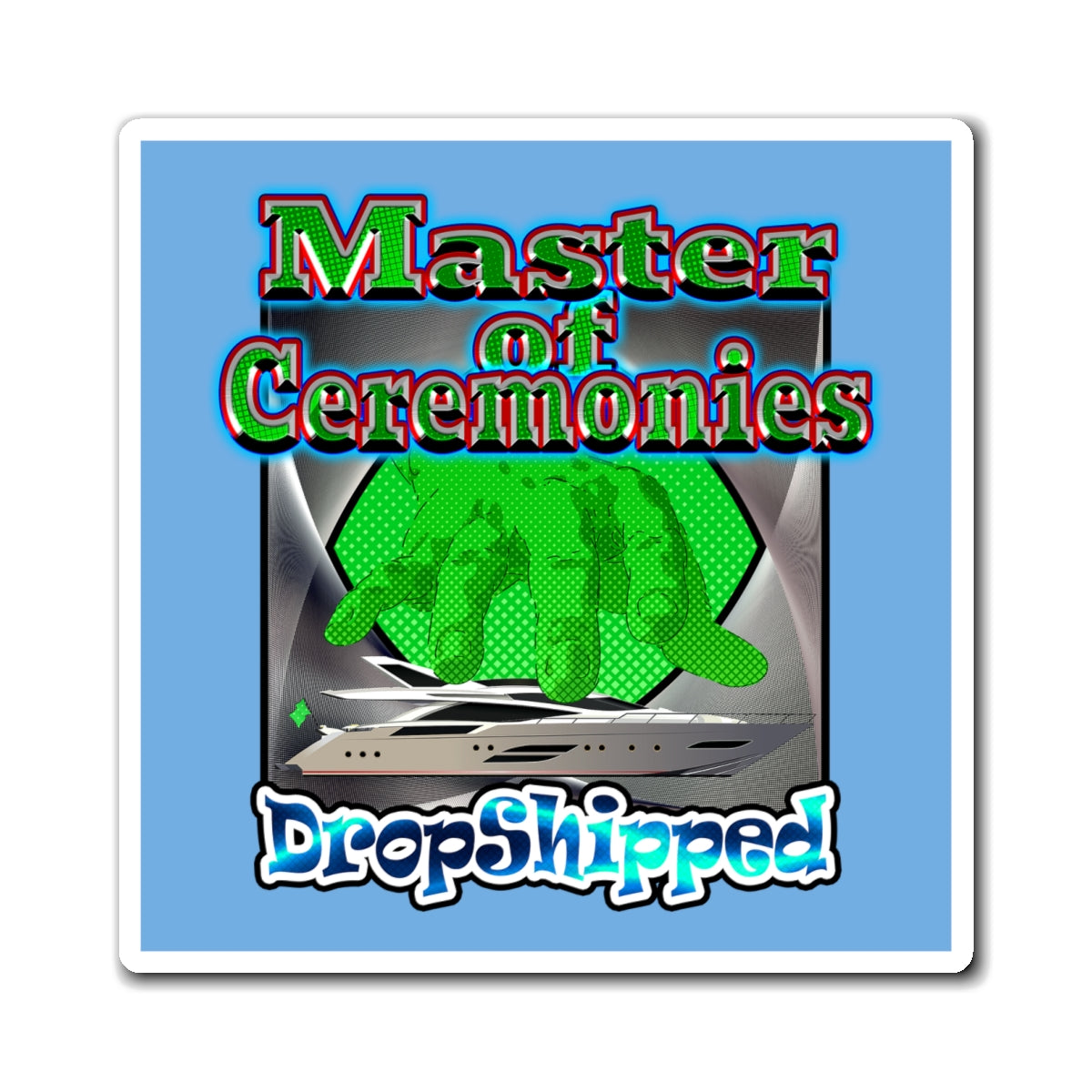 logo - Magnets - (light blue)