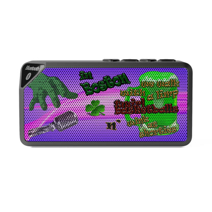 celtics logo - Jabba Bluetooth Speaker (purple-pink wave)