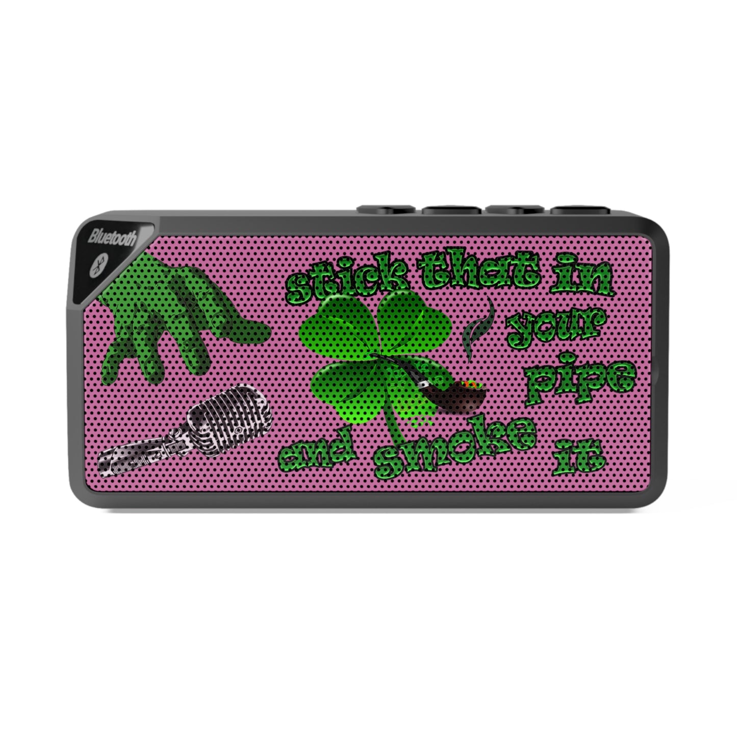 stick that in your pipe and smoke it - Jabba Bluetooth Speaker (light pink)