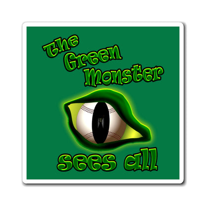 green monster - Magnets - (dark green)