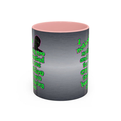 noticed you noticing - Accent Mug (brushed nickel)