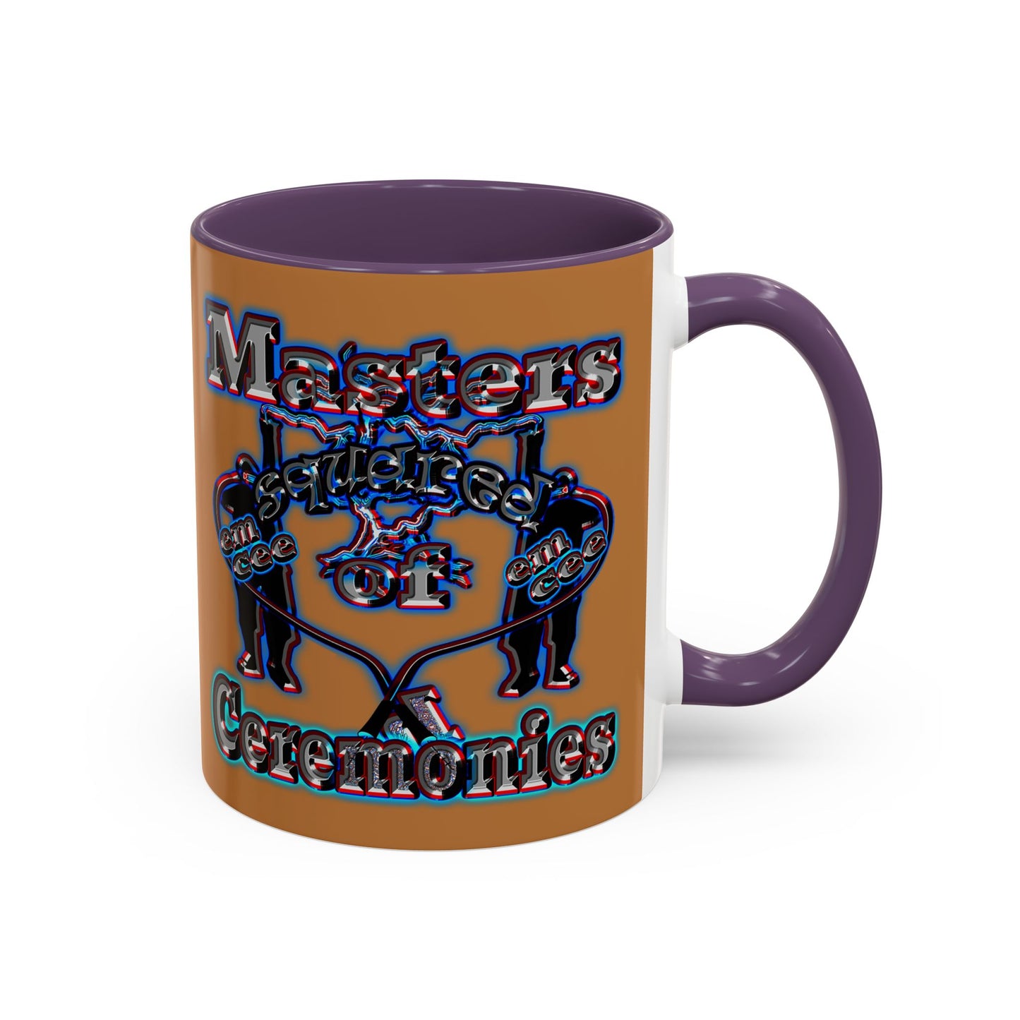 em cee squared - Accent Mug (light brown)