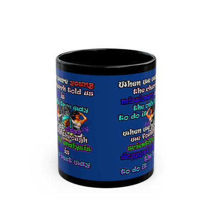 doggystyle - Black Mug (dark blue)