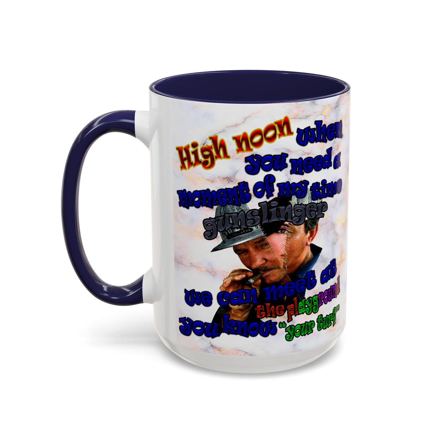 high noon - Accent Mug (white marble)