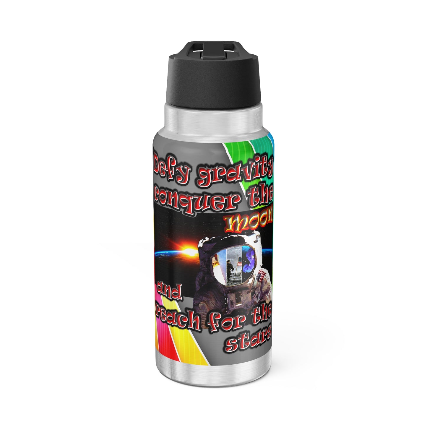 defy conquer reach - Gator Tumbler, 32oz  (rainbow split)