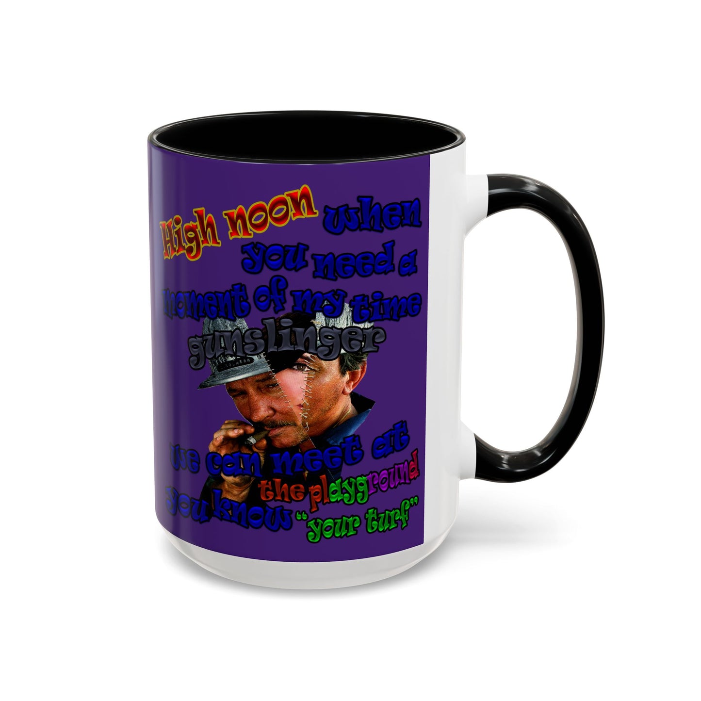 high noon - Accent Mug (purple)