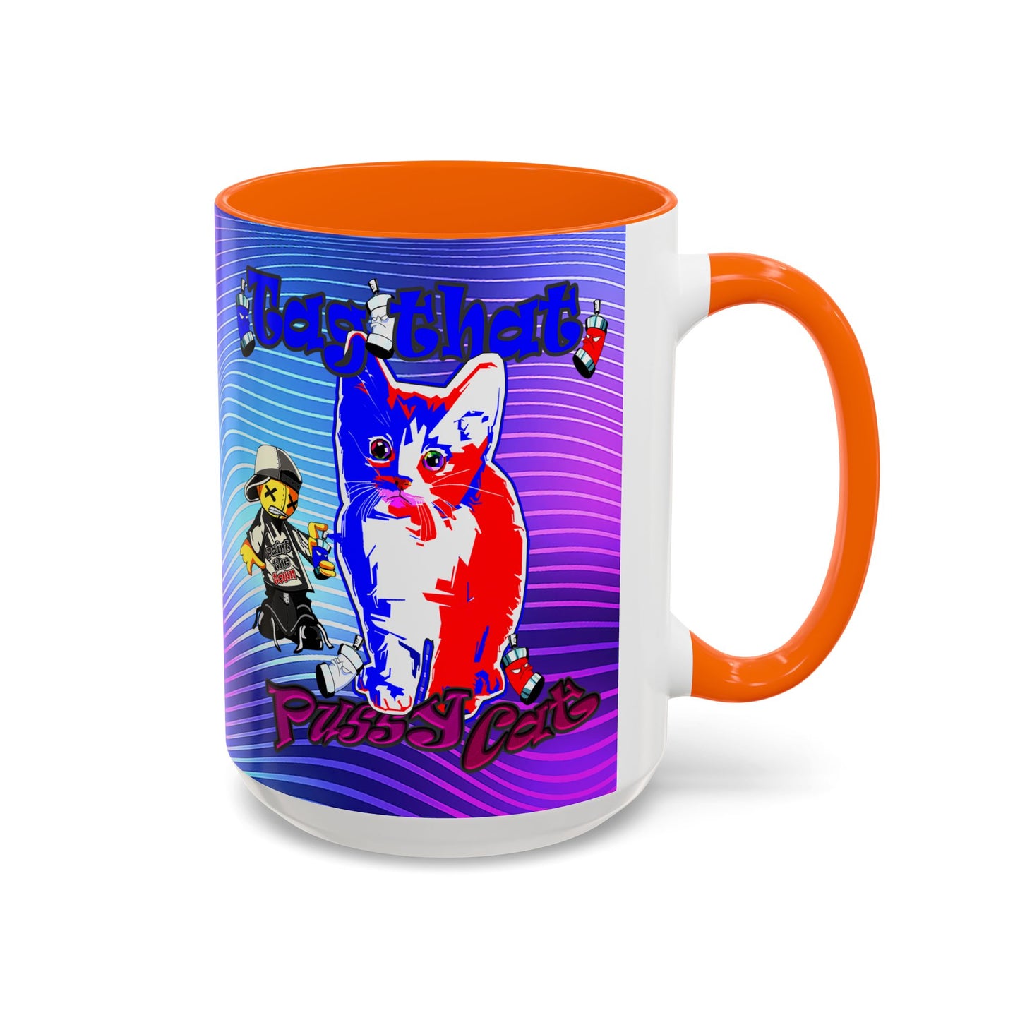 tag that - Accent Mug (purple wave)