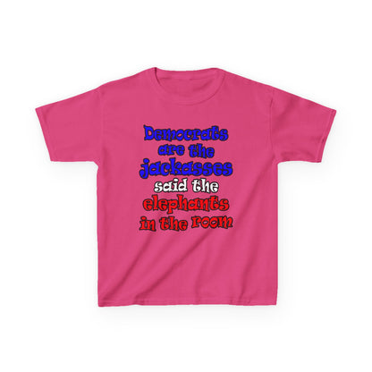 donkeys and elephants - Kids Heavy Cotton™ Tee