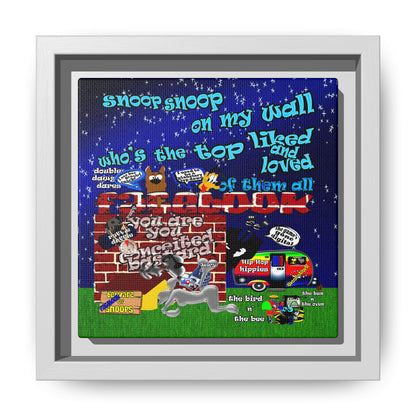 snoops - framed canvas art