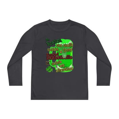 celtics logo - Youth Long Sleeve Competitor Tee