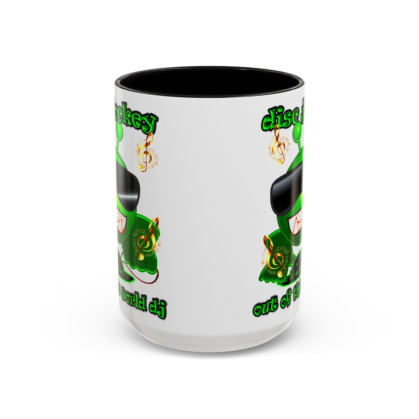 disc jockey - Accent Mug (white)