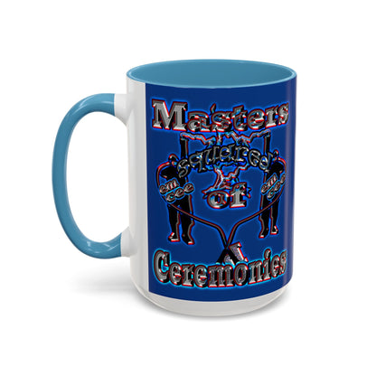 em cee squared - Accent Mug (dark blue)