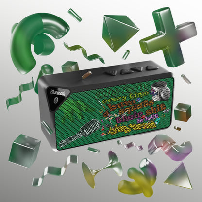 the bum's shit - Jabba Bluetooth Speaker (dark green)