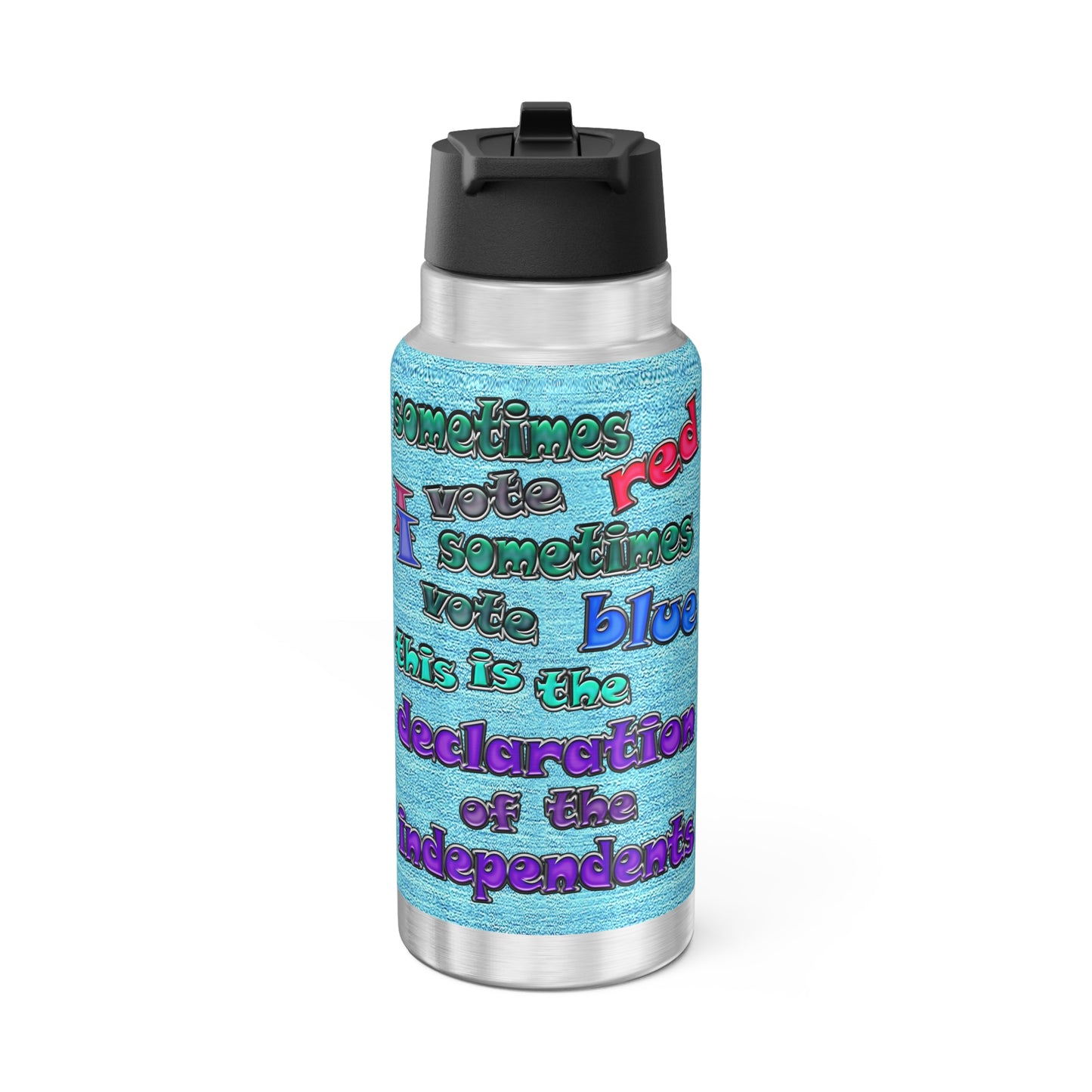 declaration of the independents - Gator Tumbler, 32oz  (faded blue)