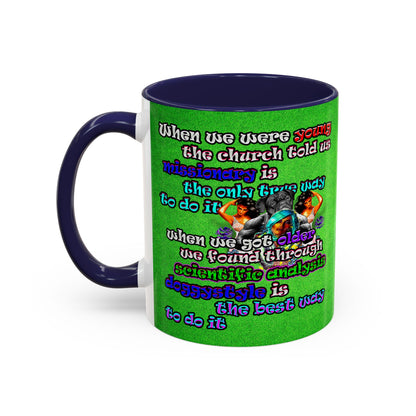 doggystyle - Accent Mug (green turf)
