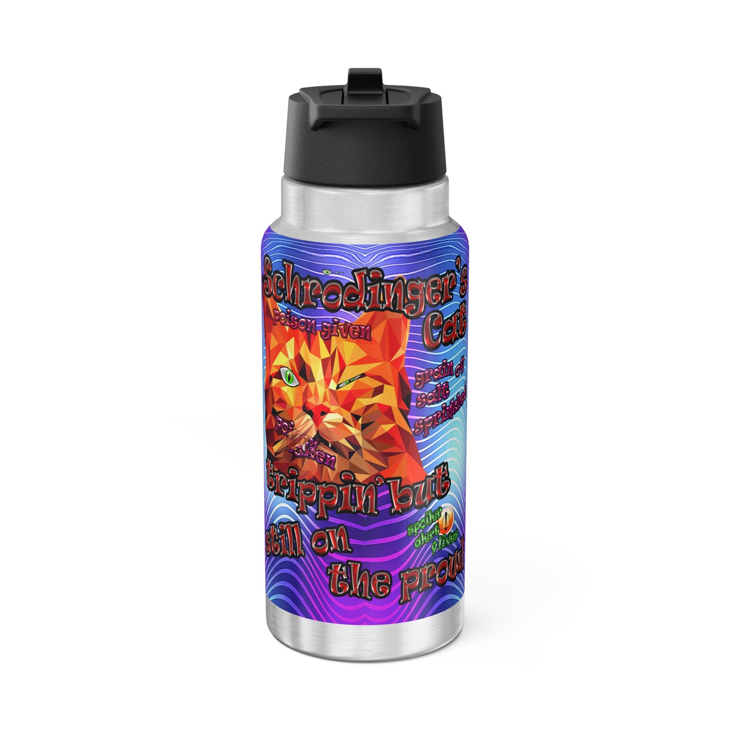 schrodinger's cat - Gator Tumbler, 32oz  (purple wave)