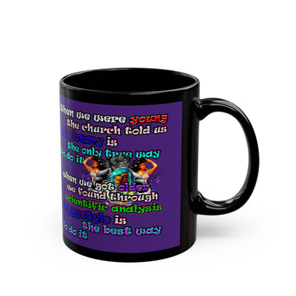 doggystyle - Black Mug (purple)