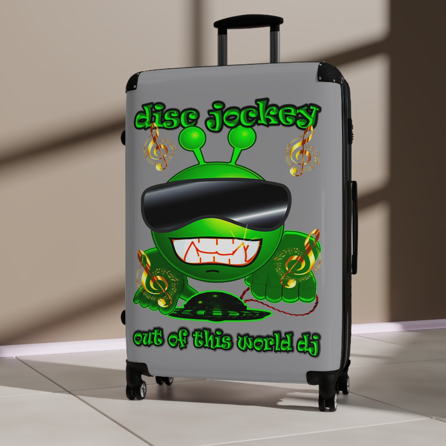 disc jockey - Suitcase (grey)