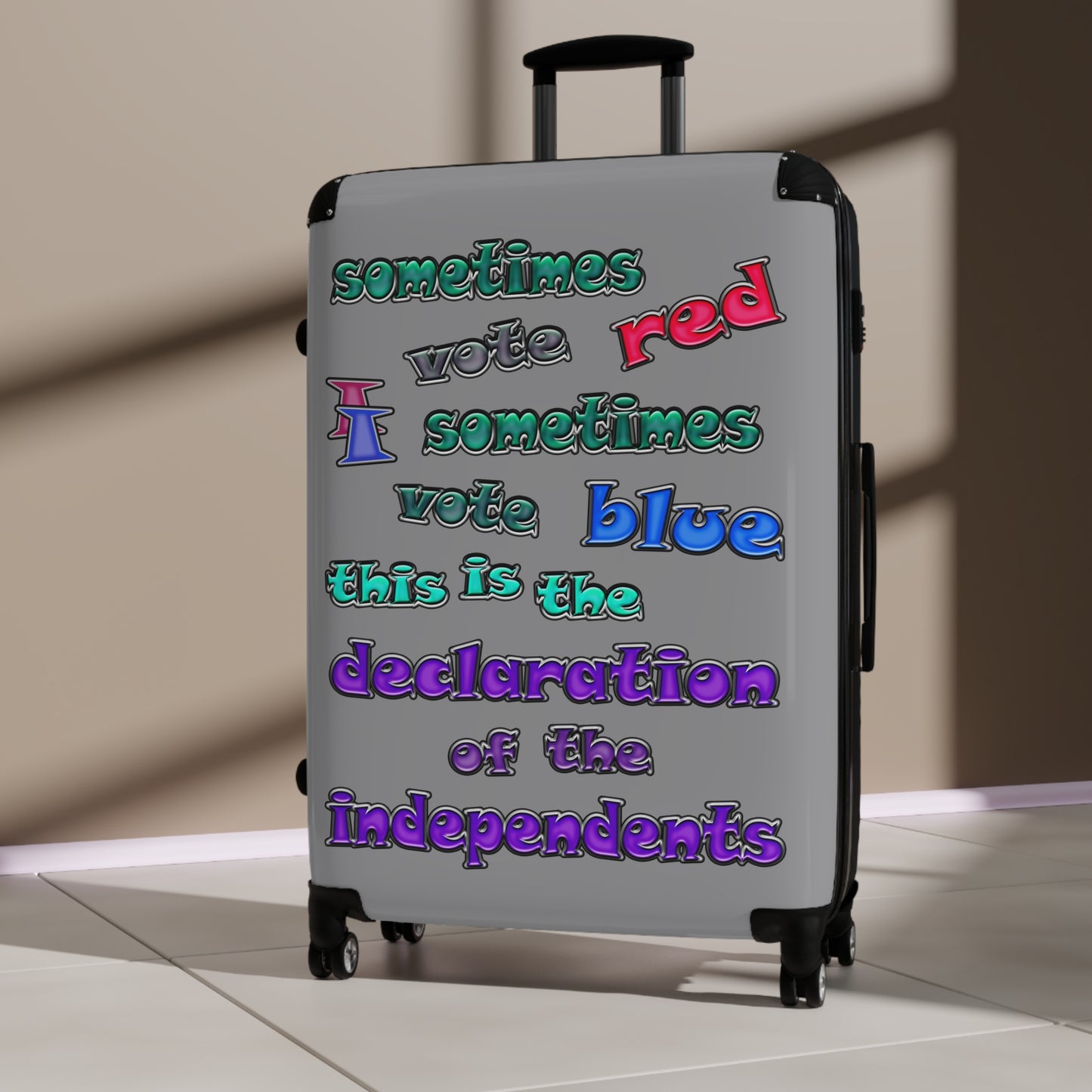 declaration of the independents - Suitcase (grey)
