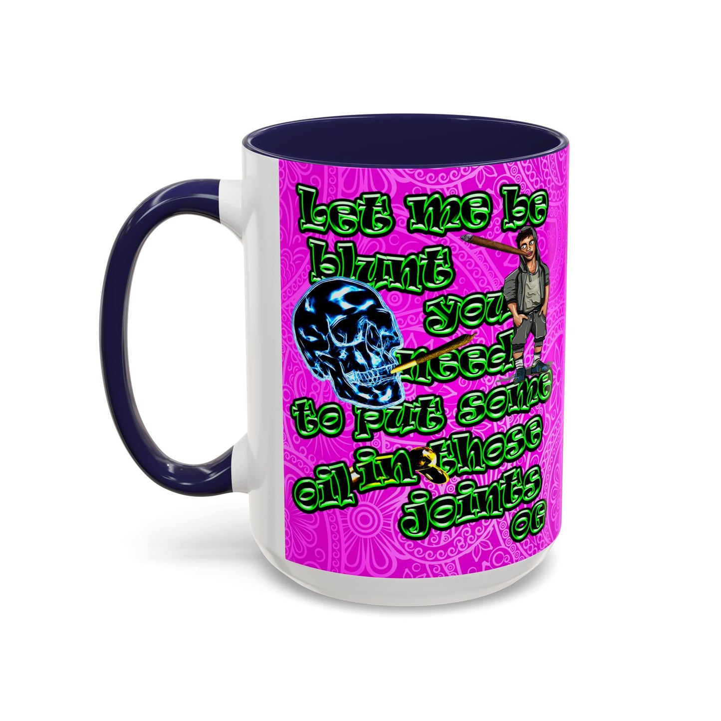 og - Accent Mug (pink swirl)